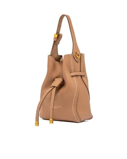 Gianni Chiarini Brown Sienna Small Bucket Bag