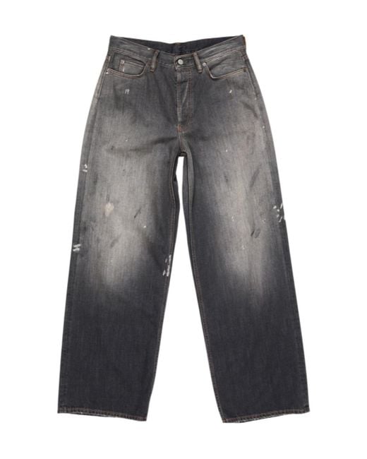 Acne Gray 1981 Loose Fit Jeans for men