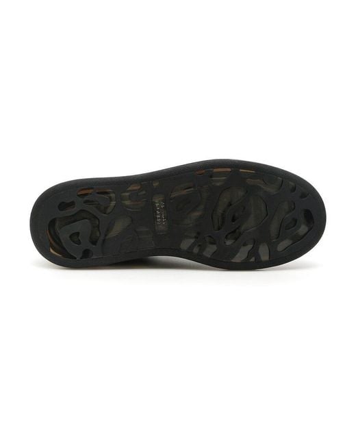 McQueen Black Oversized Low-Top Sneakers for men