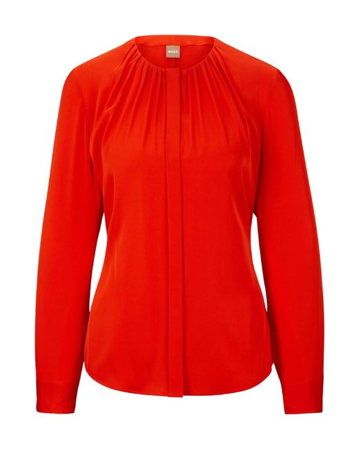 Boss Red Longsleeve Blouse