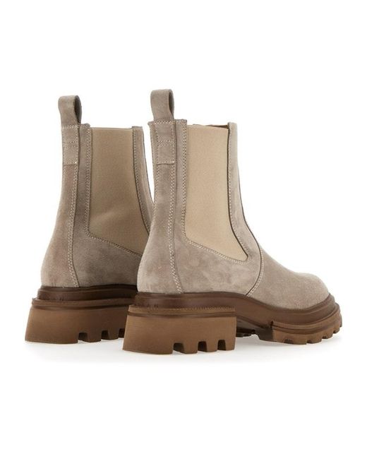 Hogan Brown Chelsea Ankle Boots
