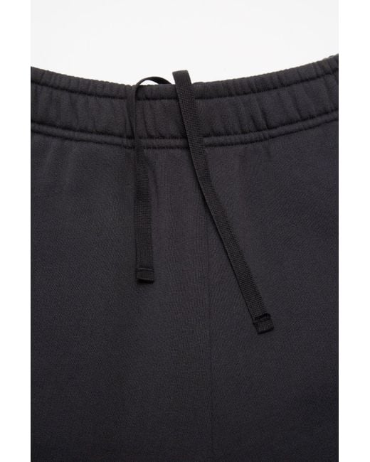 Acne Black Fleece Track Shorts for men