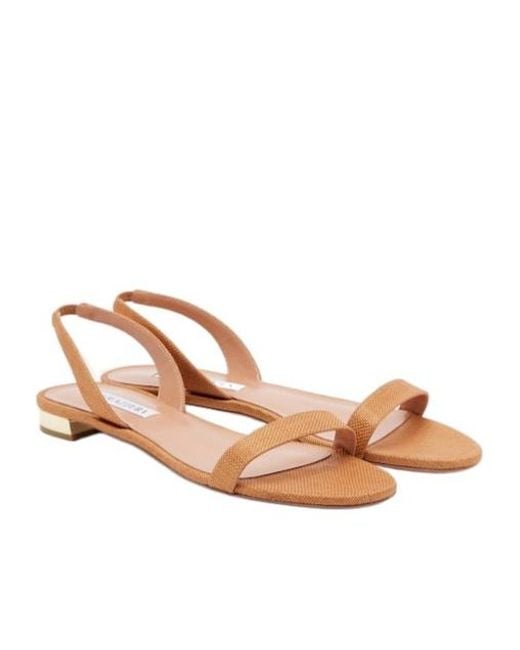Aquazzura Pink So Nude Sandals