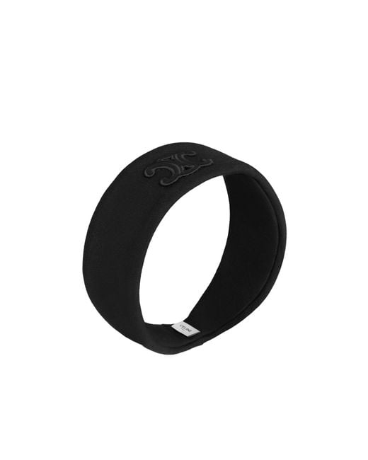 Céline Black Headband