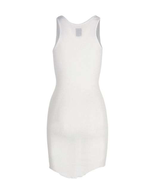 Isabel Marant White Solid Color Sleeveless Dress