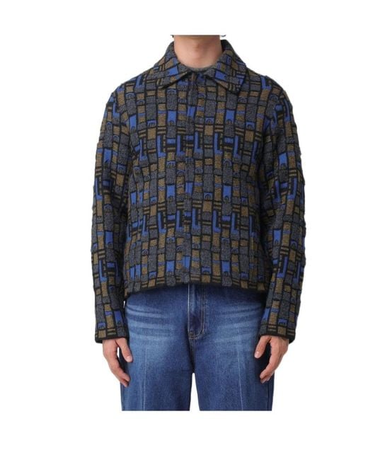 Adererror Blue Long Sleeve Jacket for men