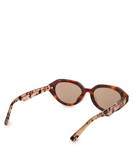 Gucci Natural Logo Detail Sunglasses