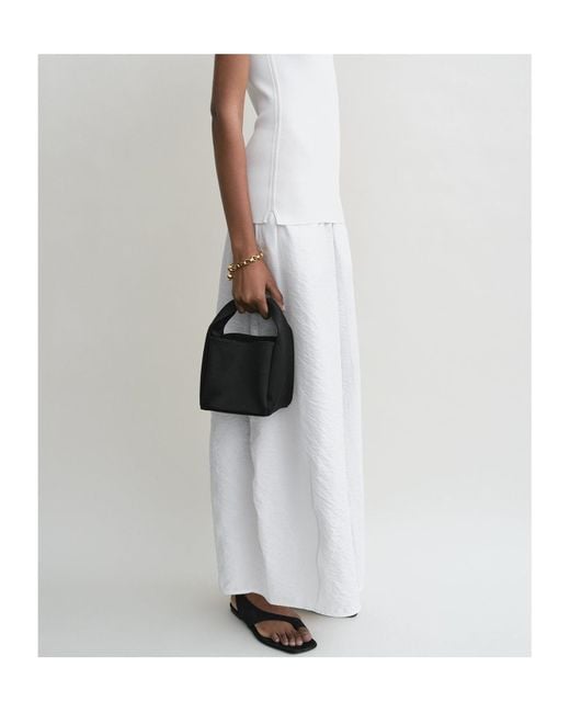 Totême  Black Totême Structured Bucket Bag