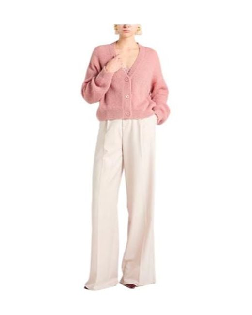 Max Mara Pink Solidcolor Knit Sweater