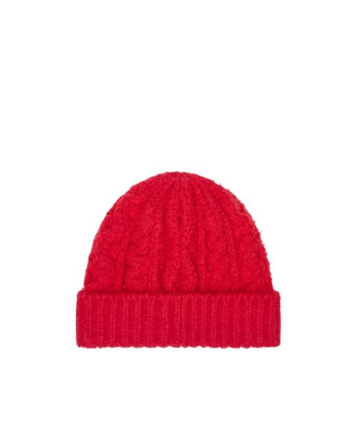 Céline Red Beanie for men