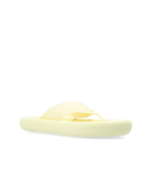 Stella McCartney Yellow Air Slide Thong Sandals