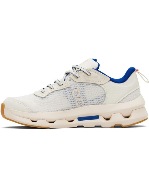 On Shoes White Cloudzone Moon Sneakers