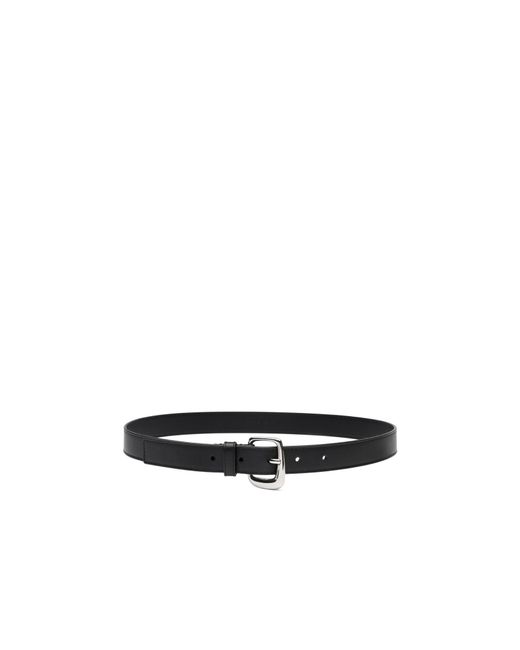 Jacquemus White La Ceinture Ovalo J Buckle Belt