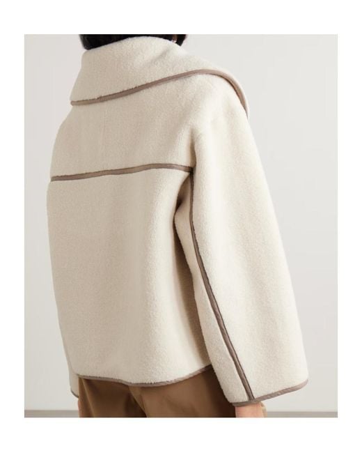 Varley Natural Romane Jersey-Trimmed Fleece Jacket