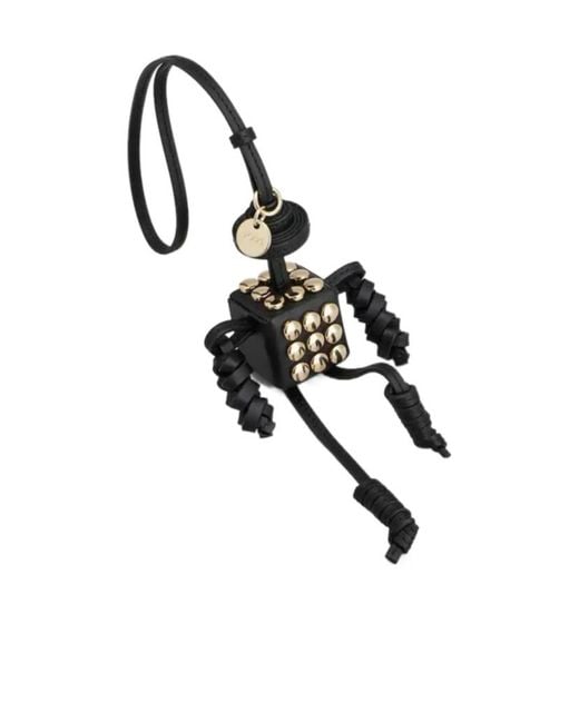 Tod's White Robot Charm Chain