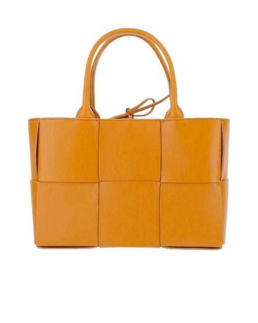 Bottega Veneta Orange Small Arco Tote