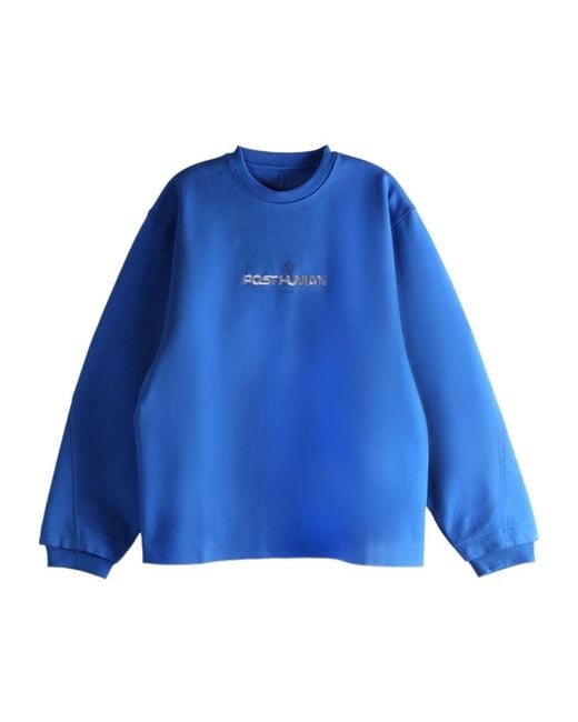 Adererror Blue Logo Sweatshirt for men