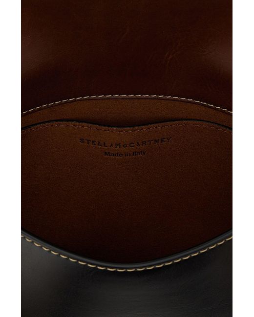 Stella McCartney Brown Frayme Midi Shoulder Bag