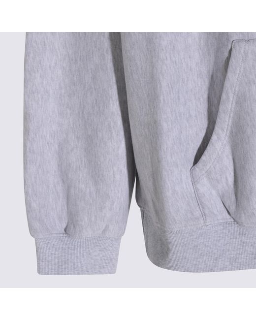 Céline Gray Long-Sleeved Hooded Sweatshirt for men