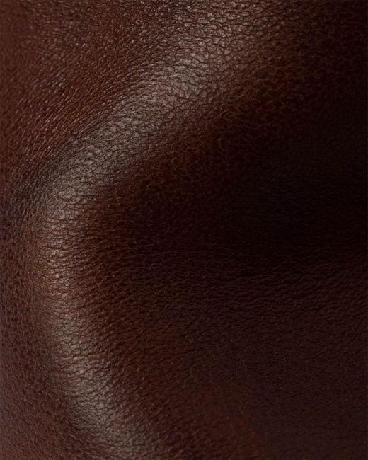 Prada Brown Logo-Detailed Zipper Boots for men