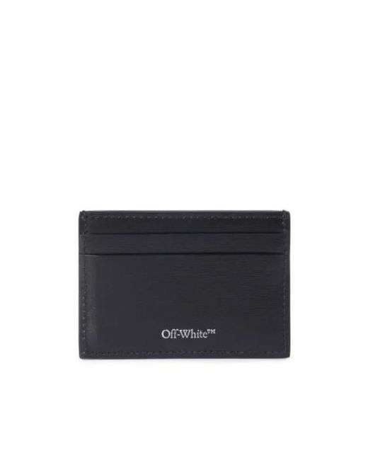 Off-White c/o Virgil Abloh Black Jitney Quote Card Case