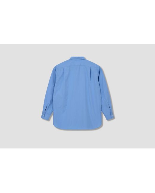 Nanamica Blue Long Sleeve Shirt for men