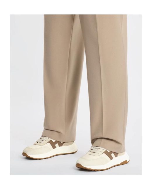 Hogan White Hyperlight H Patch Sneakers for men