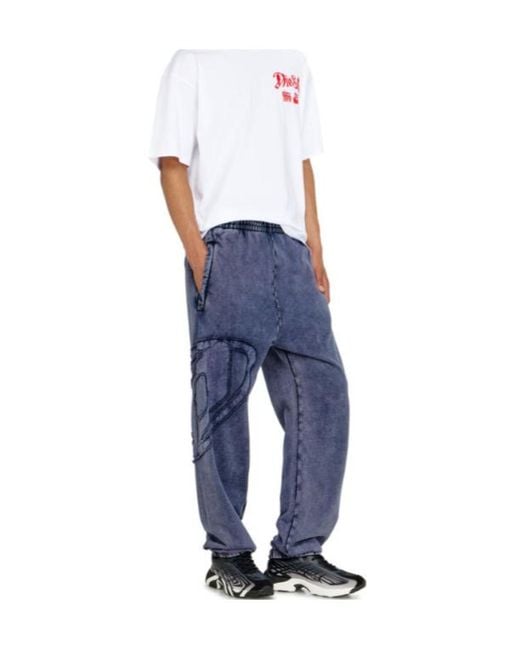 DIESEL Blue P-Marky-Den Pants for men