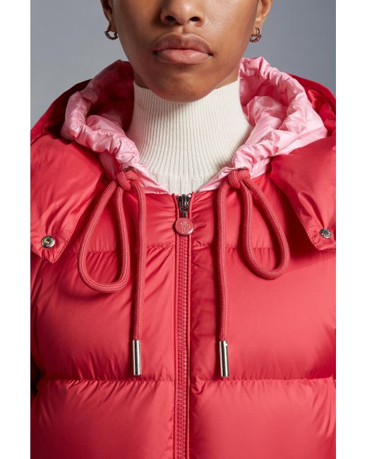 Moncler Red Dronieres Short Down Jacket
