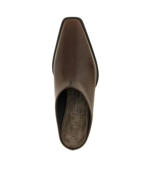 Brunello Cucinelli Brown Sabots