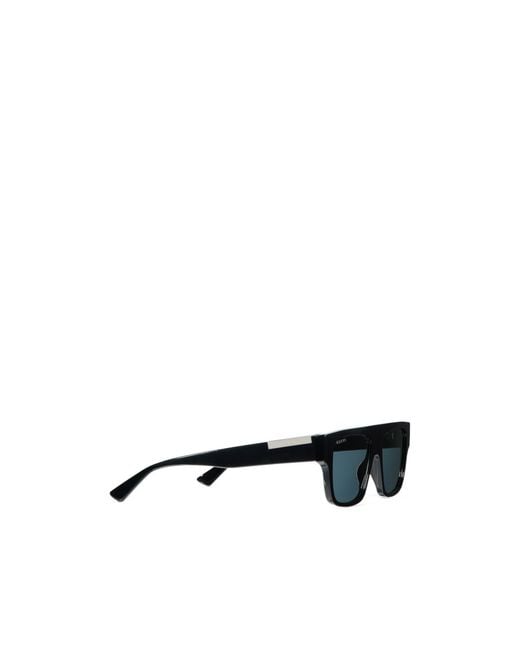 Gucci Blue Eyewear Rectangular Frame Sunglasses for men