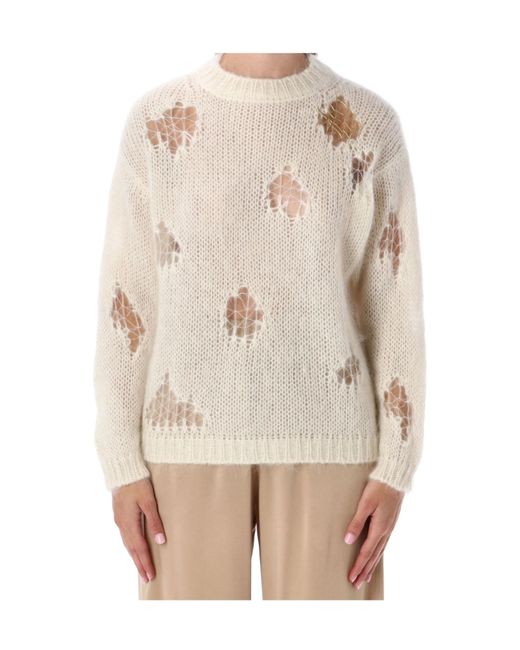 Fabiana Filippi Natural Crew Neck Sweater