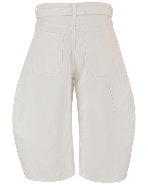 Sacai White Belt Loop Jeans