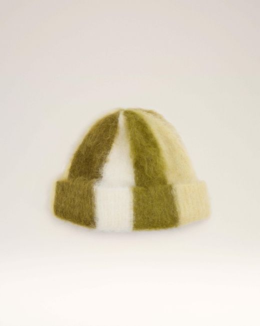 AMI Multicolor Striped Ami De Coeur Beanie for men