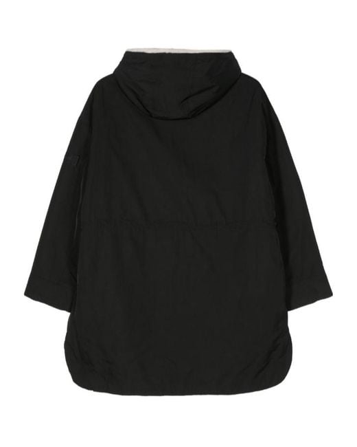 Yves Salomon Black Long-Sleeved Casual Jacket