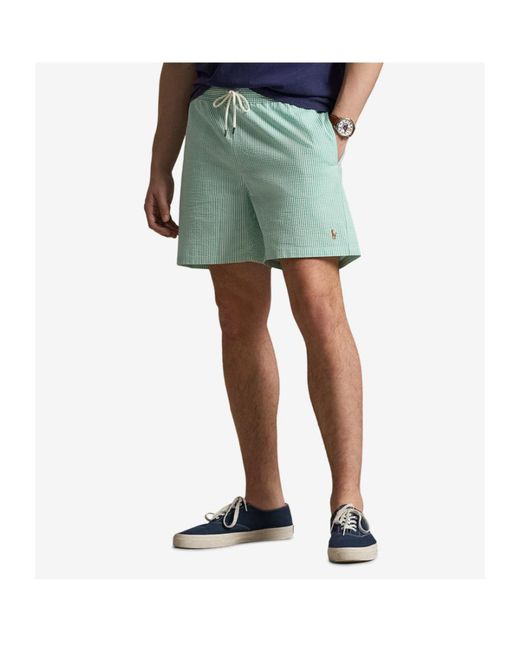 Polo Ralph Lauren Green Drawstring Swimming Trunks for men