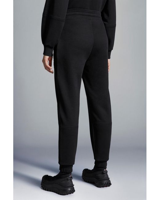 Moncler Black Logo Patch Track Pants