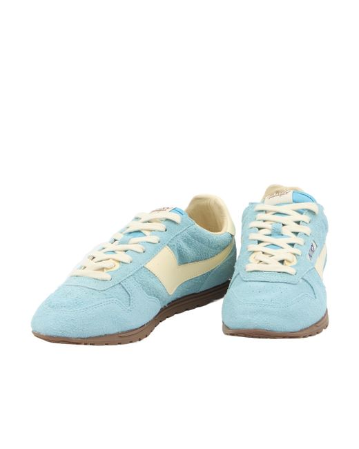 Autry Blue Windspin Lace-Up Sneakers