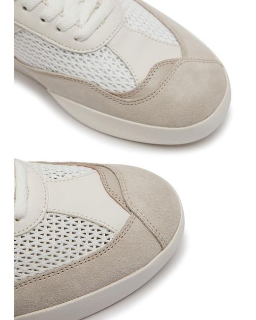 Chloé White Kick Panelled Mesh Sneakers