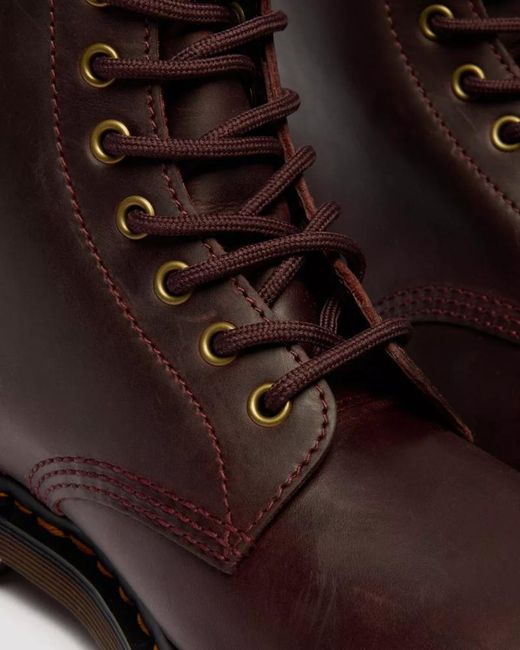 Dr. Martens Brown 1460 Crazy Horse Leather Boots for men