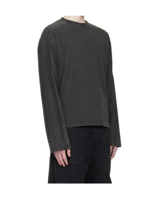 Entire studios Gray Regular Fit Crewneck T-Shirt for men