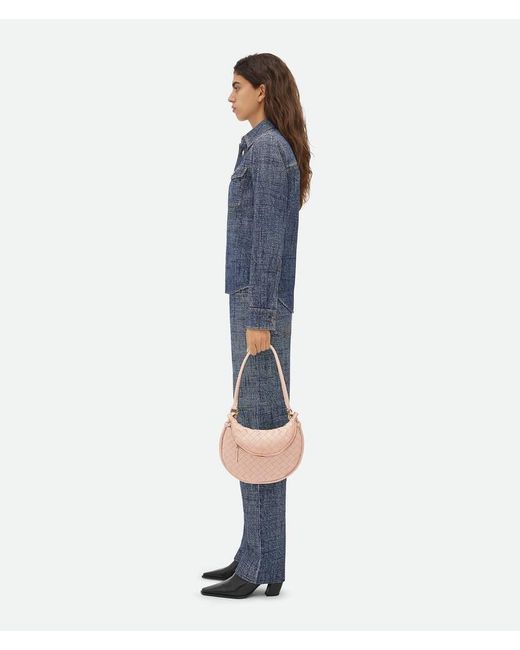 Bottega Veneta Pink Gemelli Small Shoulder Bag