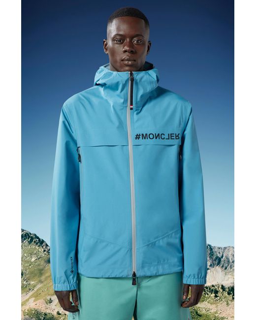 Moncler Blue Grenoble Shipton Hooded Jacket for men