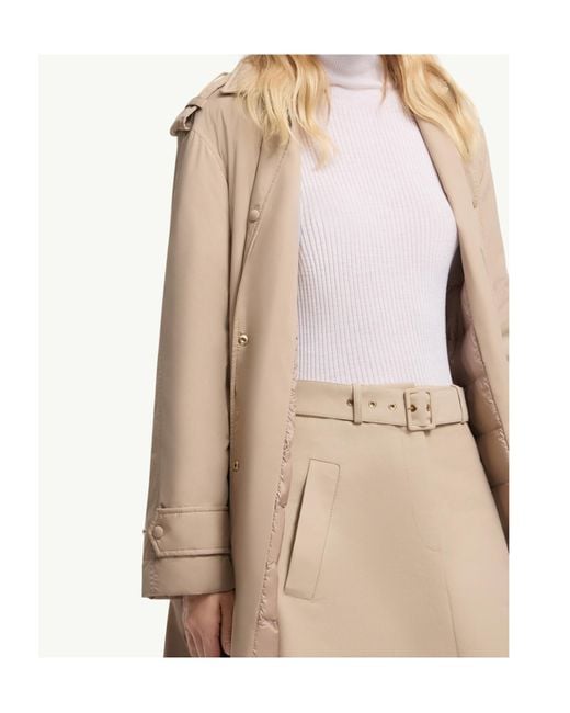 Moncler Natural Yevre Down Trench