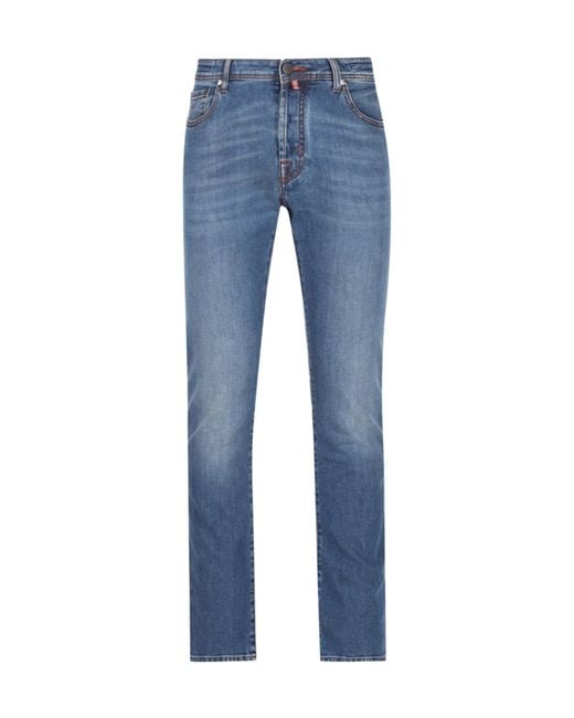 Jacob Cohen Blue Regular Tapered Jeans for men