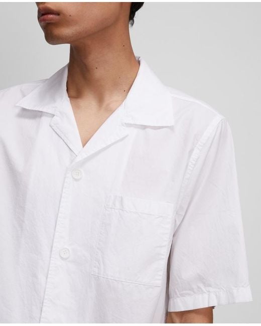 Aspesi White A Short Sleeved Shirt for men