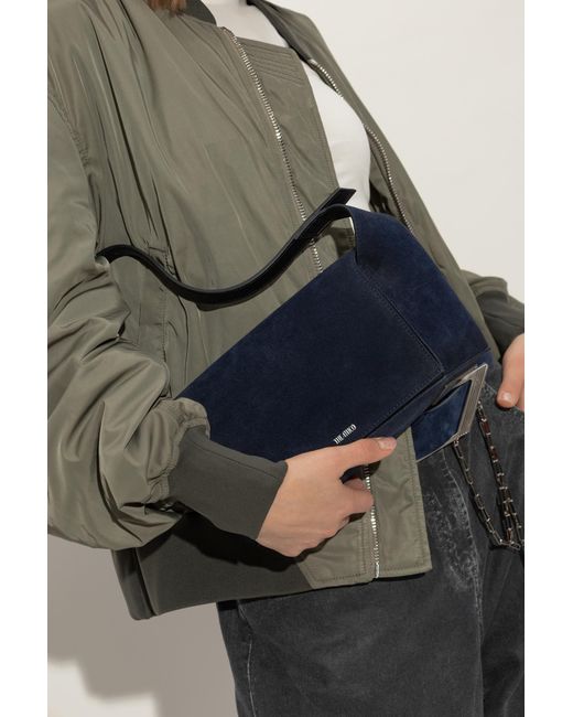 The Attico Blue The 7/7 Magnetic Fastened Shoulder Bag
