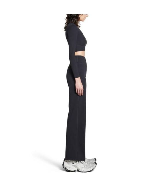 Balenciaga Blue Flared Slim Pants