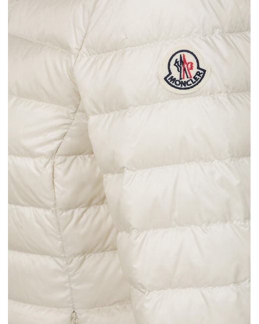 Moncler Natural Igelle Zip-Up Padded Jacket