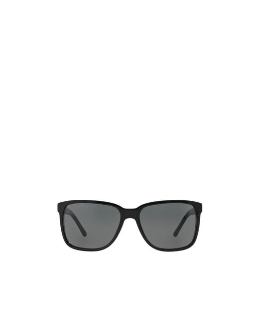 Burberry Gray Eyewear Square Frame Sunglasses for men